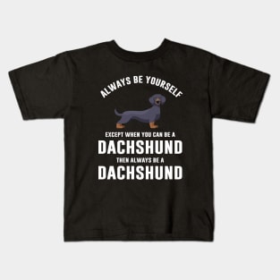 Funny Dachshund Dog Kids T-Shirt